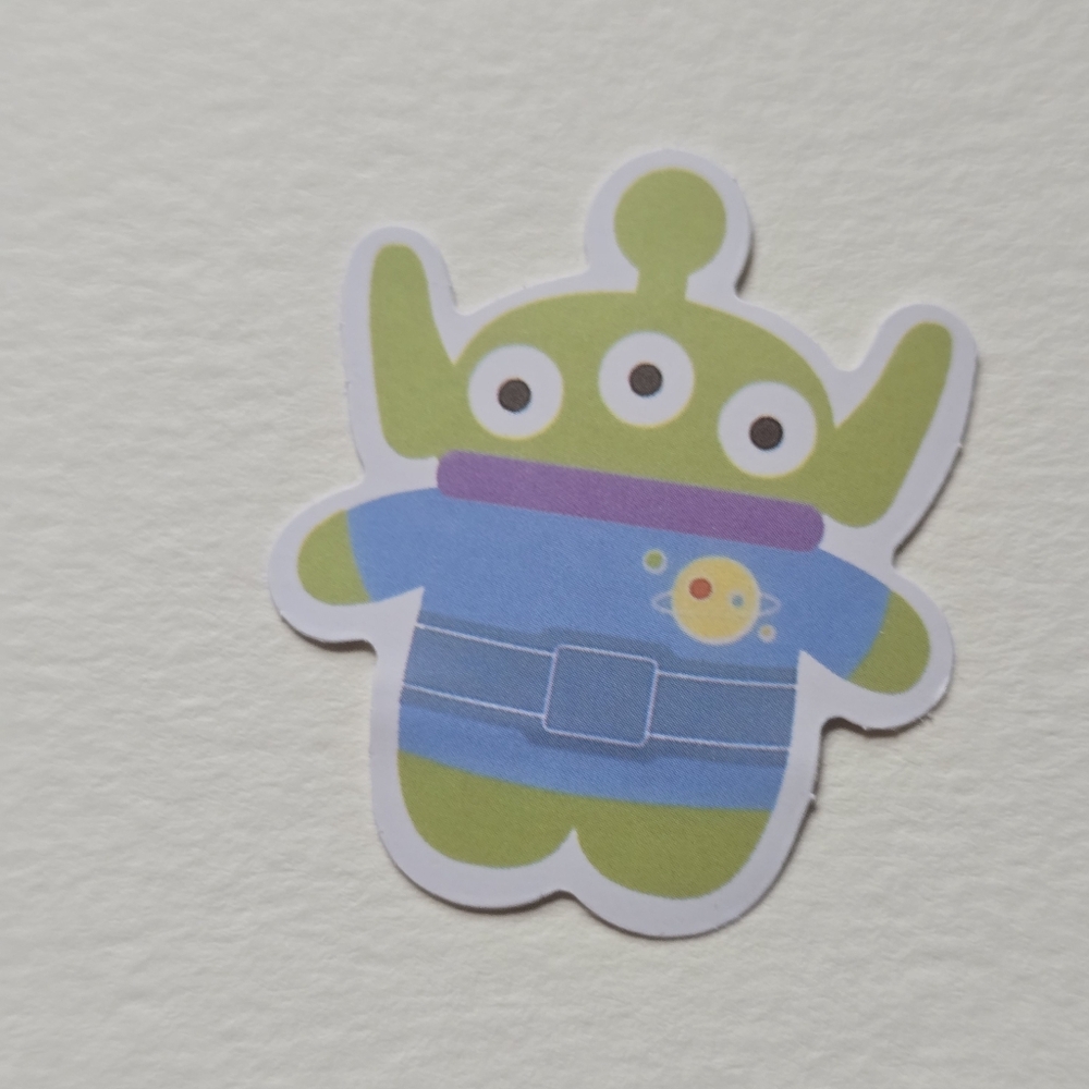 10/$10 Green Alien Toy Story Sticker